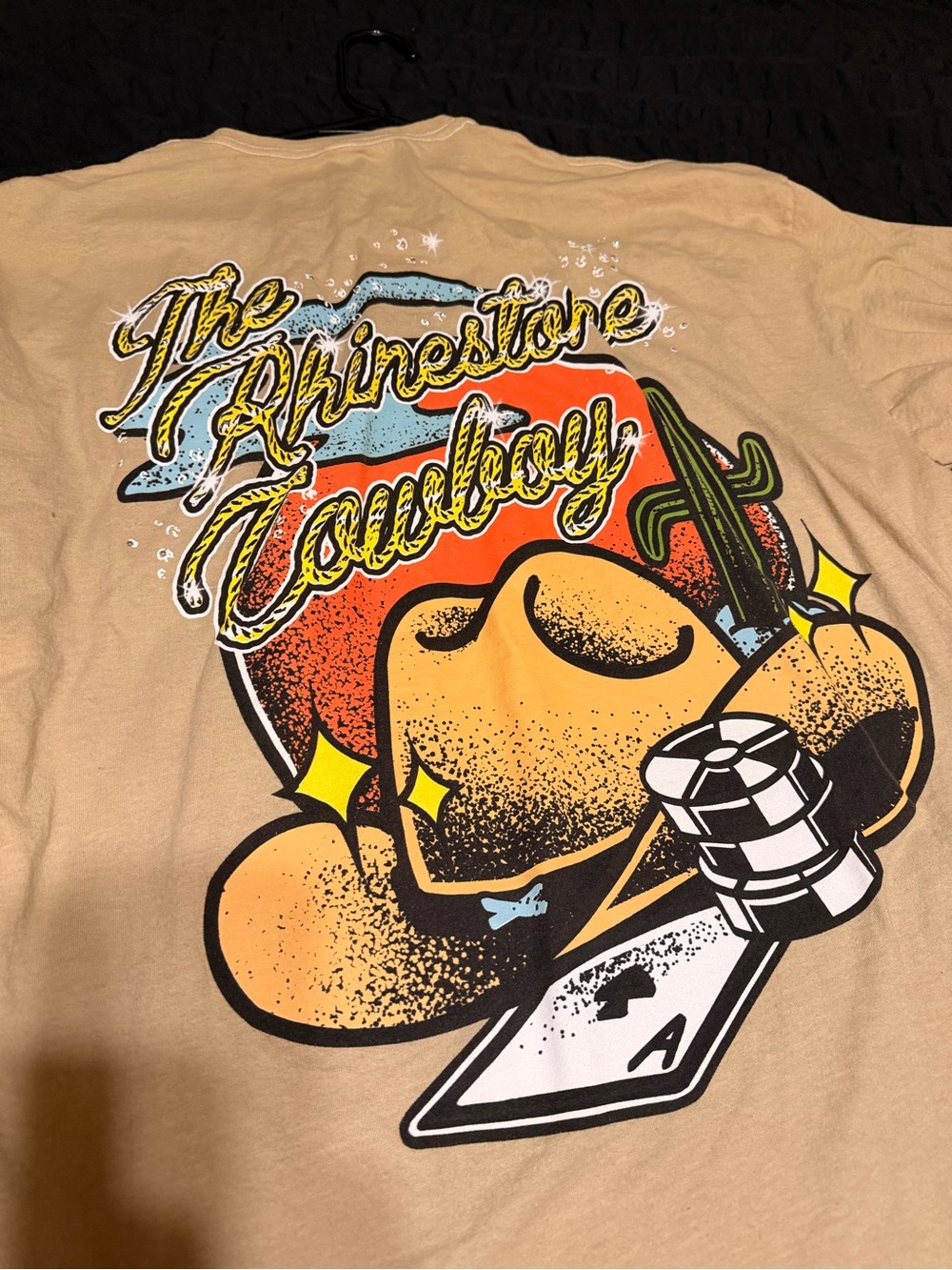 Cowboy Graphic Tee - Tan